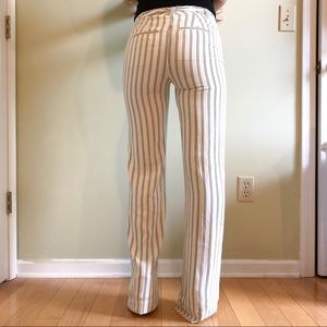 New White House Black Market Stripe Wide-Leg Pants